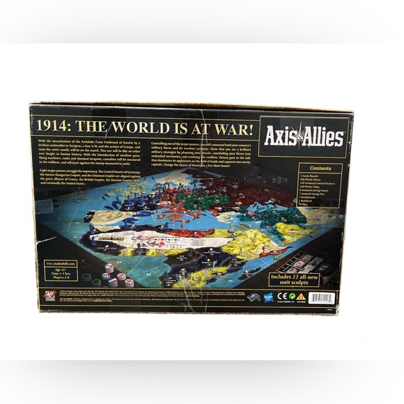 Axis & Allies WWI 1914 World War I Avalon Hill Board Game COMPLETE With extras - Picture 15 of 15